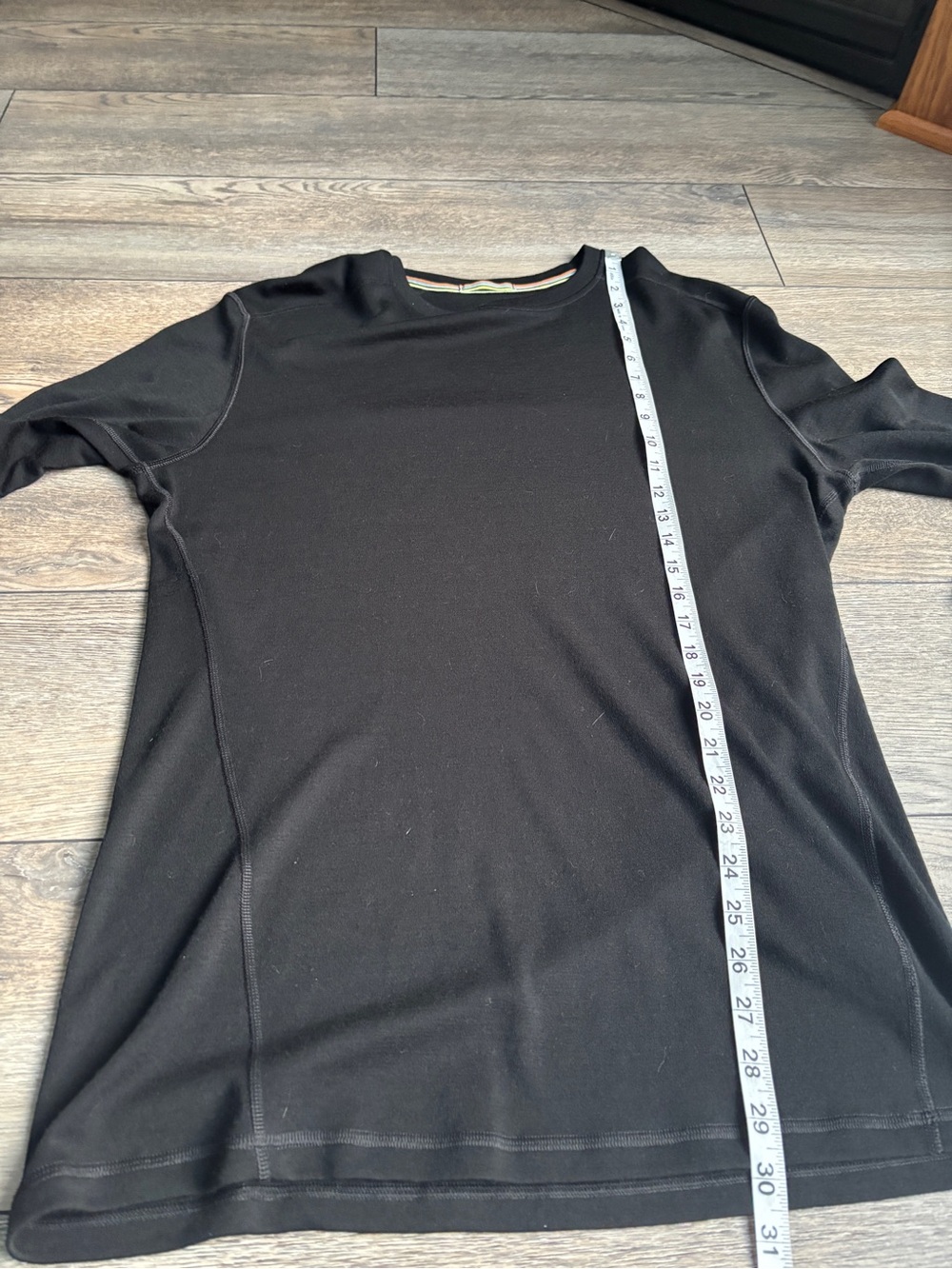 Smartwool Men's 100% Merino Wool Base Layer Top Long Sleeve Black XL SW016349 - Picture 5 of 9